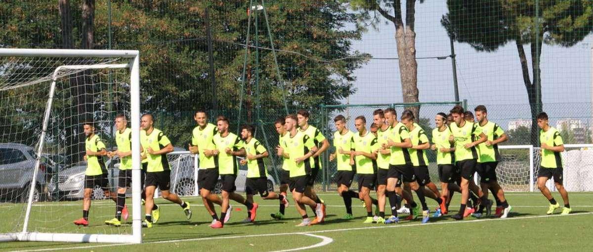 Primo allenamento di Ciano