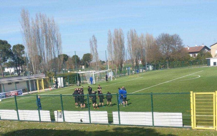 Villa Silvia, squadra al lavoro sotto gli occhi della dirigenza 