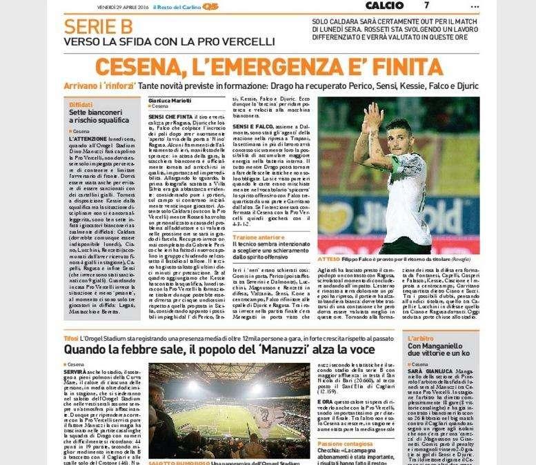 Arrivano i rinforzi - Il Resto del Carlino