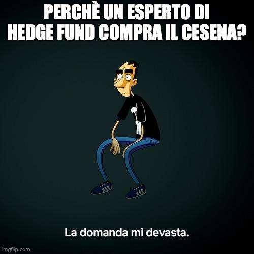 La domanda mi devasta