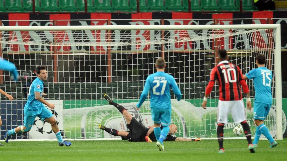 LIVE TC - Milan-Zenit 0-1, finale