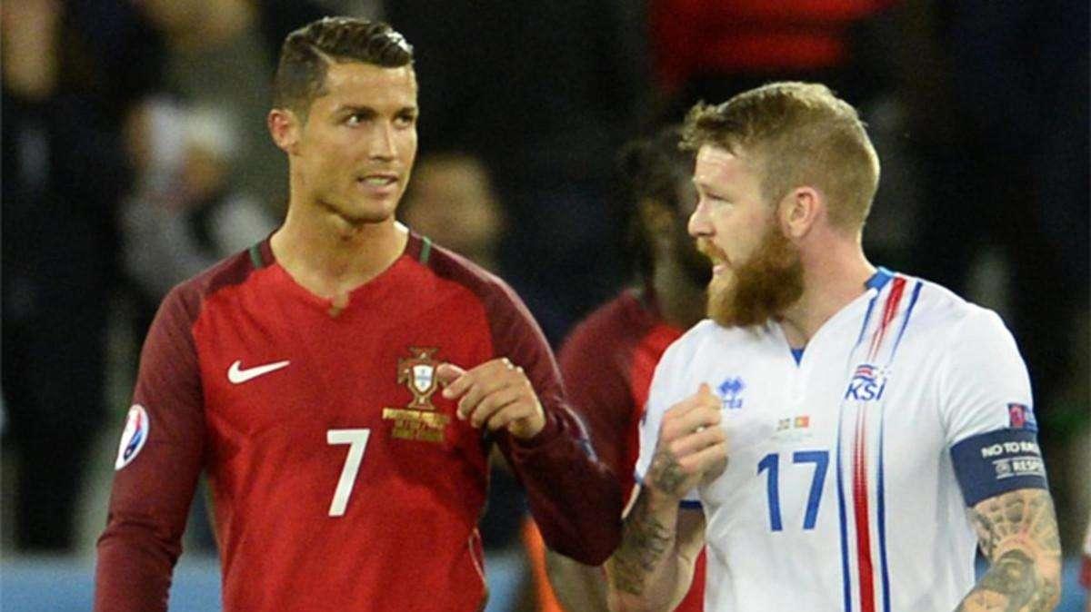 Euro 2016, Gunnarsson  Vs Cristiano Ronaldo: ecco come è andata