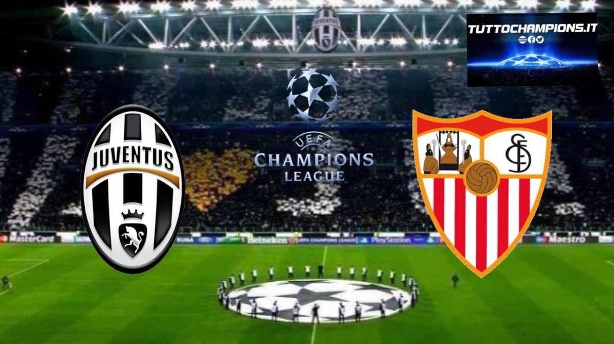 RELIVE UCL Juventus-Siviglia 0-0: i bianconeri sprecano e finisce in parità allo Stadium 