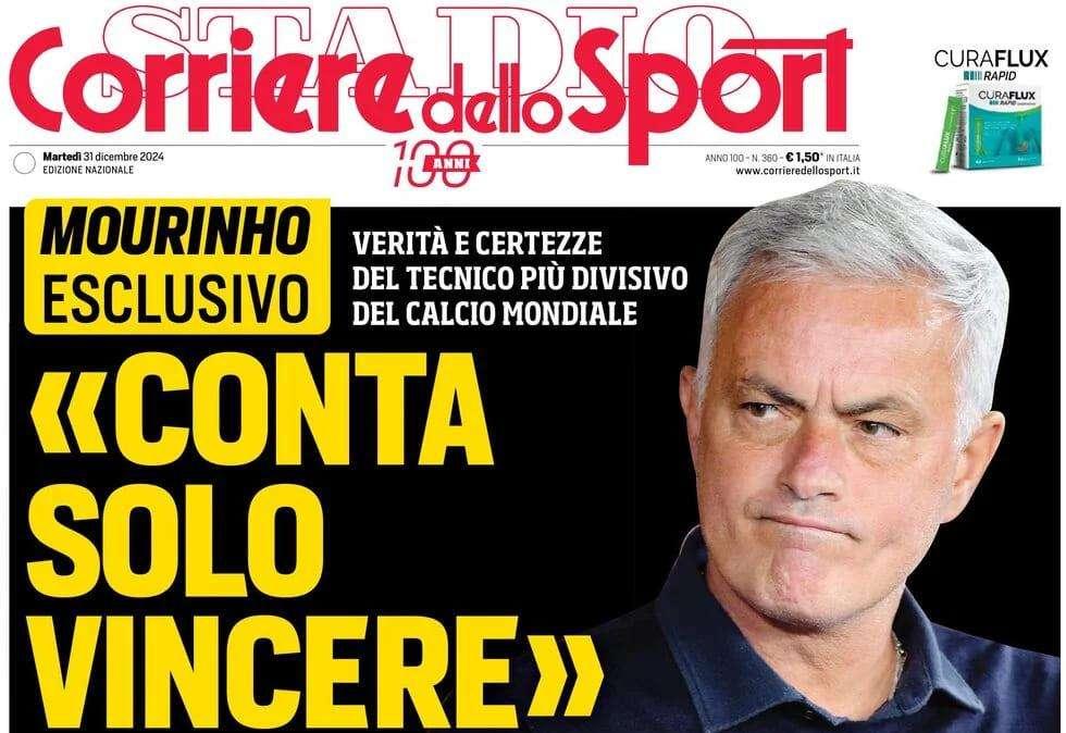 Corriere dello Sport - Conceiçao: "Milan, crediamoci". Mourinho: "Conta solo vincere"