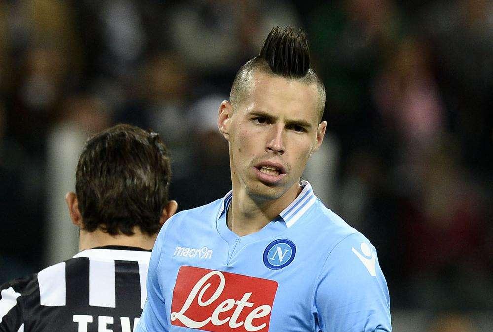 Napoli, Hamsik out anche con l'Arsenal