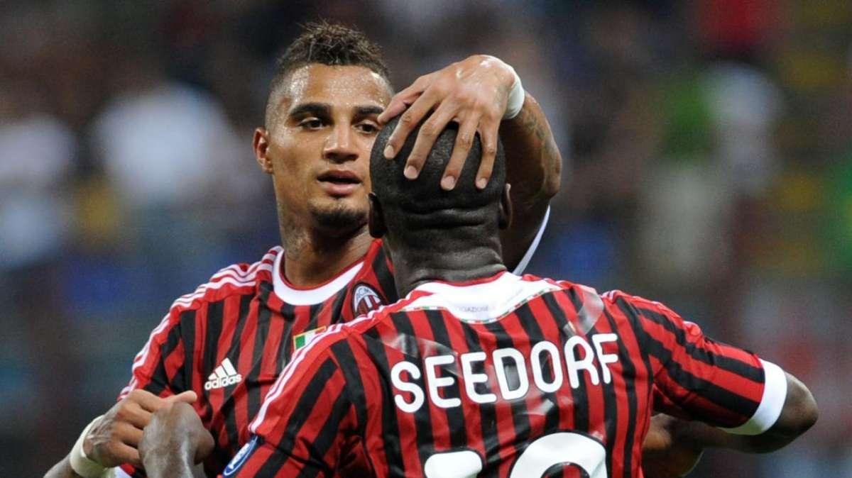 Milan, Boateng twitta a Seedorf: "Ti auguro il meglio, un onore giocare con te"