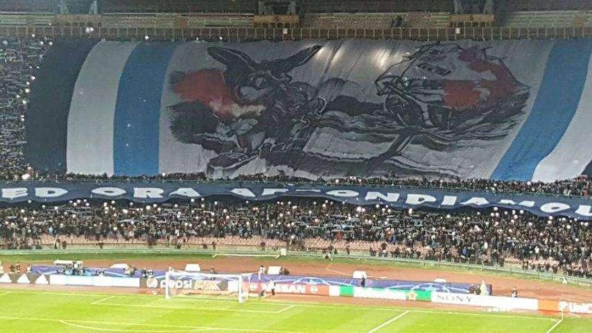 Champions League, al San Paolo coreografia da brividi in Napoli – Real Madrid
