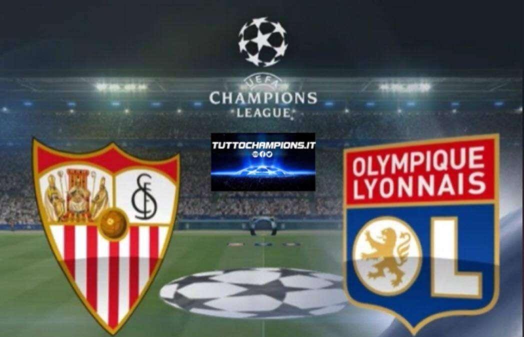 RELIVE UCL Siviglia-Olympique Lione 1-0: bastano Ben Yedder! La vincono gli spagnoli!