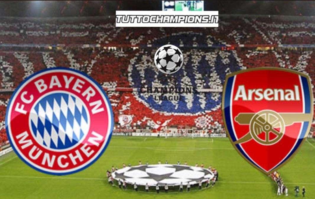 RELIVE UCL Ottavi di finale Bayern Monaco-Arsenal 5-1: Ancelotti strapazza Wenger! Qualificazione in cassaforte!
