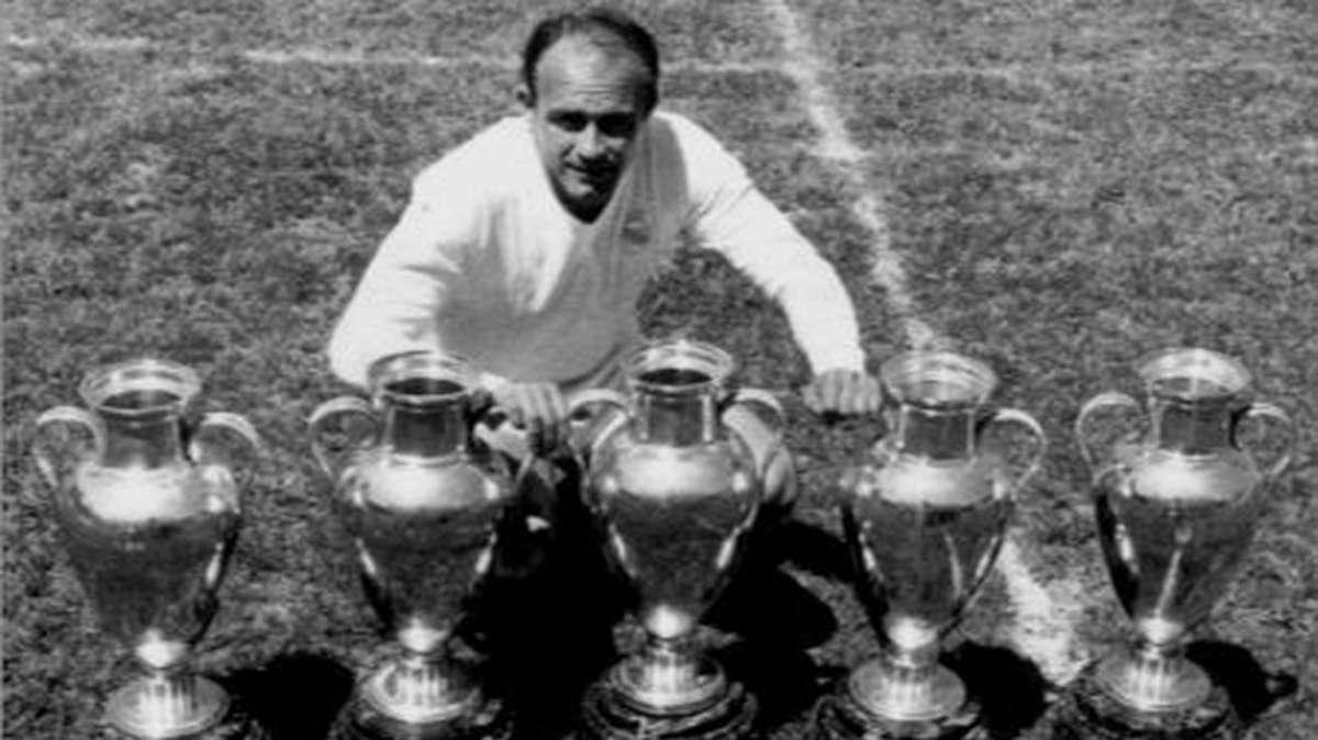 Di Stefano, l'uomo dalle 5 Coppe Campioni