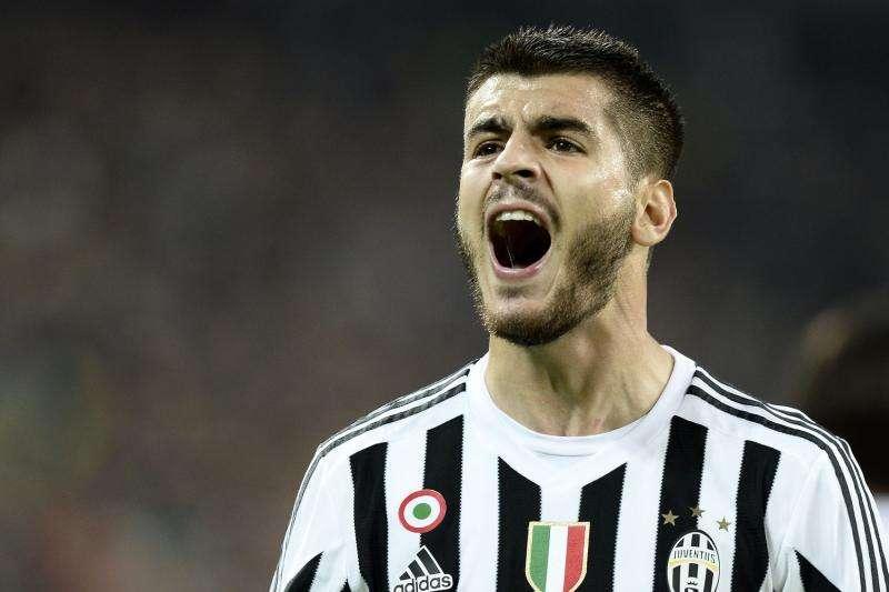 Inter-Juventus, rabbia Morata dopo la sostituzione