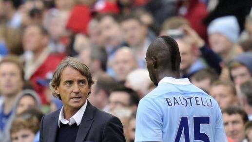 Man. City, Mancini: "Deluso da Mario, ma la sconfitta è colpa mia"