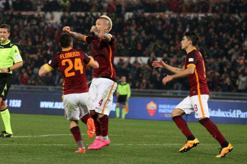 Perisic-Nainggolan: pari per la Roma contro l'Inter
