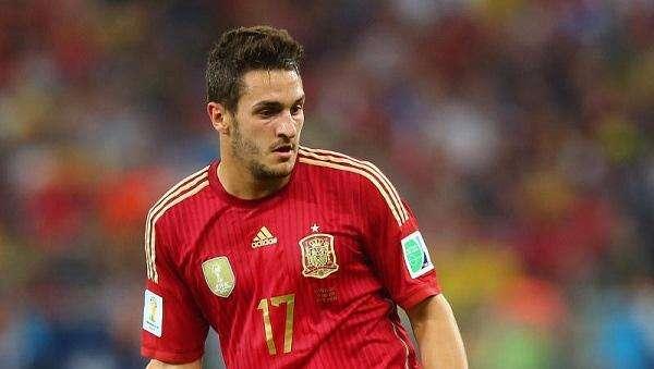 Spagna, conferenza stampa di Koke