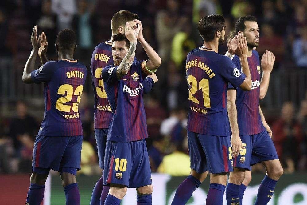 Le formazioni ufficiali di Barcellona-Olympiacos