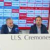 Cremonese,  Giampaolo e Botturi: "Linea chiara e avanti con pazienza"