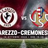 AREZZO-CREMONESE: LE PROBABILI FORMAZIONI