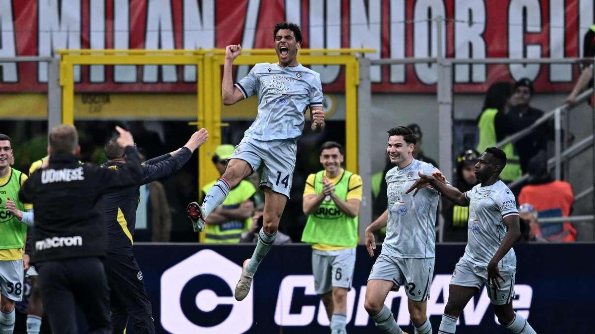 Clamoroso a San Siro: Milan sconfitto dall'Udinese 0-3