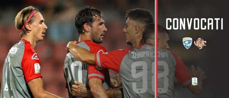 I convocati grigiorossi per Brescia-Cremonese: out anche Castagnetti