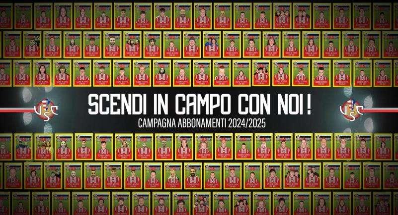‘SCENDI IN CAMPO CON NOI!’: Presentata la campagna abbonamenti grigiorossa 2024/25