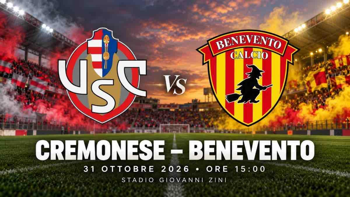 Cremonese-Benevento, Pecchia cerca conferme: probabili formazioni