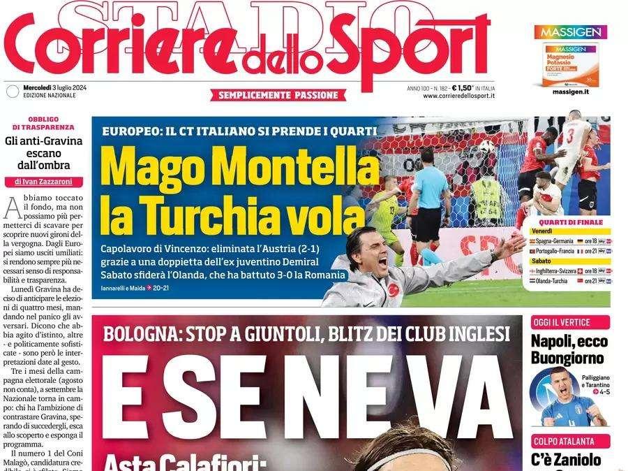 Corsport - Mago Montella, la Turchia vola