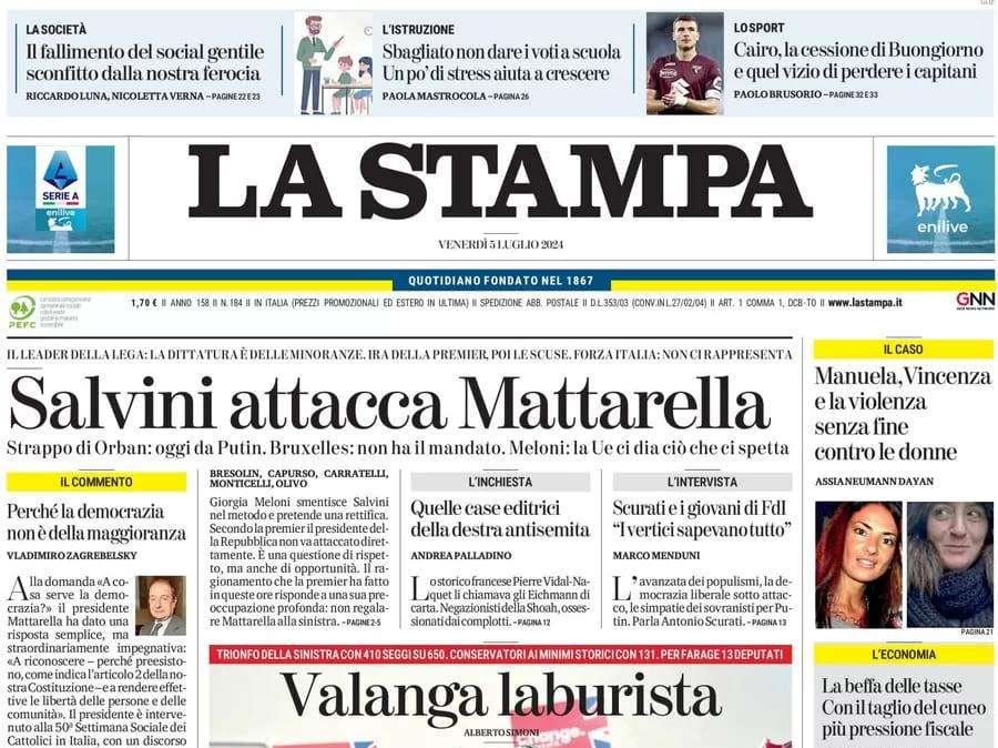 La Stampa - Appuntamento con le stelle