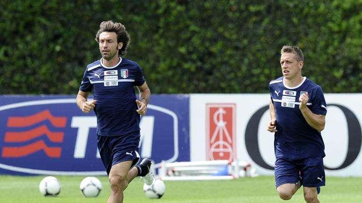 Italia, Pirlo si allena col gruppo
