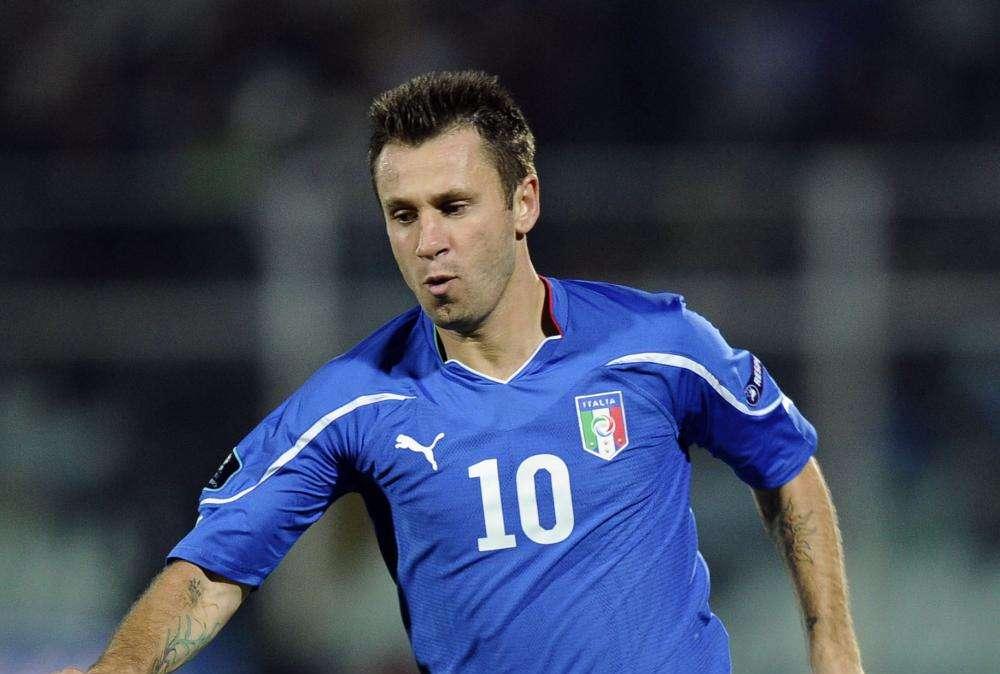 Italia, Cassano: "Sono pronto per gli Europei, speriamo di far bene"