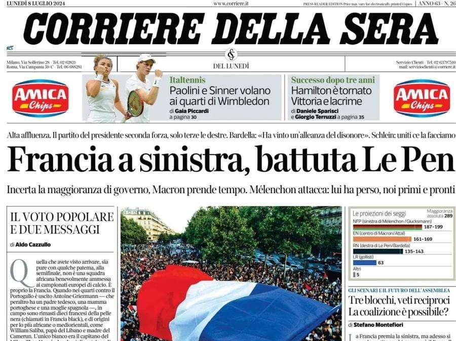 Corsera - I fenomeni stanno a guardare. Nuove stelle si prendono l’Europa