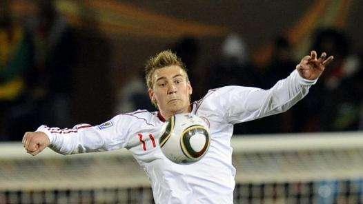 Danimarca, multa e squalifica per Bendtner