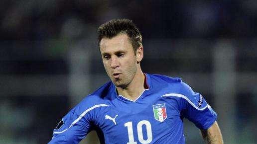 Italia, Cassano farà parte della spedizione