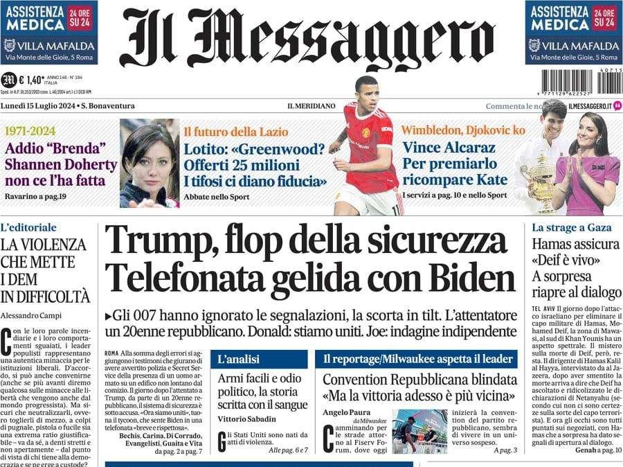 Il Messaggero - Il trionfo della Spagna dei talenti