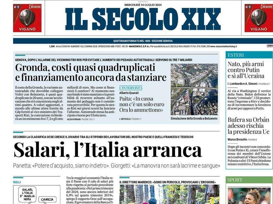 Il Secolo XIX - Olmo e Yamal, Espana en la final. Southgate si affida a Bellingham e Kane. L’Olanda vuole ripetere l’impresa del 1988