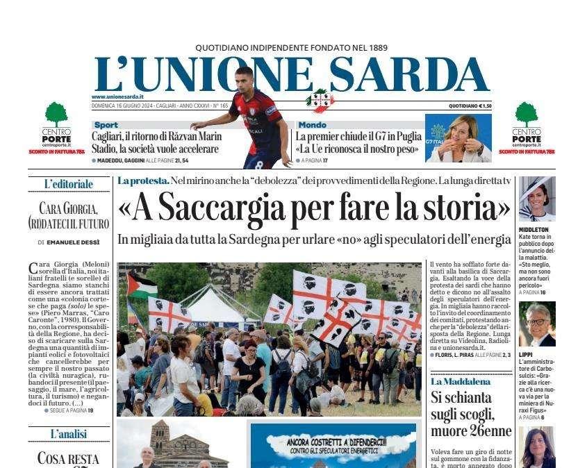 L'Unione Sarda - Italia e Barella, buona la prima