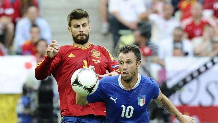 Piqué scherza: "Italia-Spagna in finale? Avete un debito con noi"