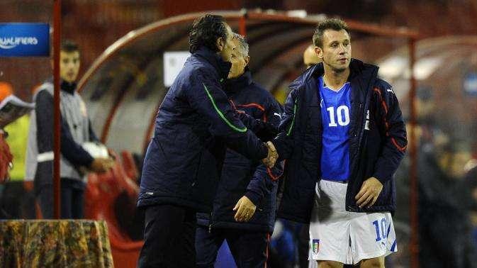 Italia, Prandelli: "Cassano è nel mio album"