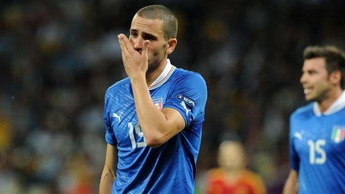 Italia, Bonucci: "La Spagna ha meritato, ma perdere così fa male"