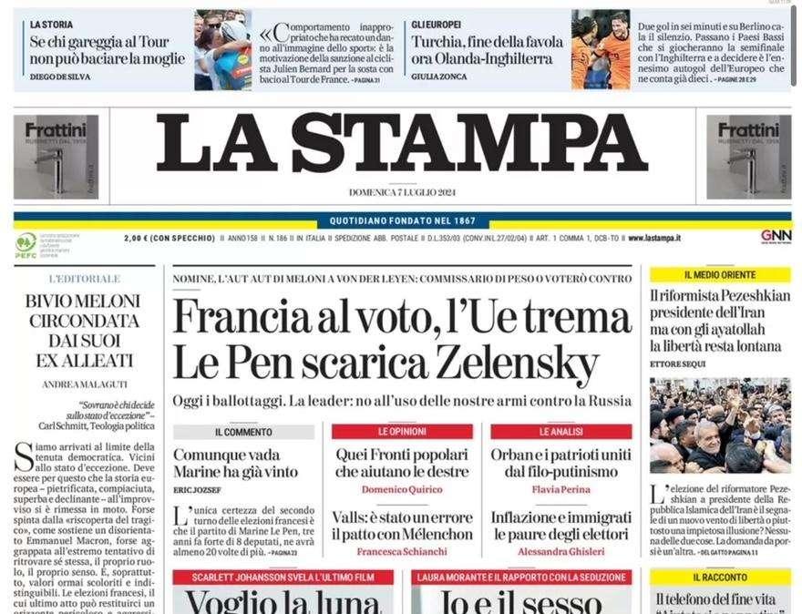 La Stampa - Lacrime turche. Saka “cancella” Wembley