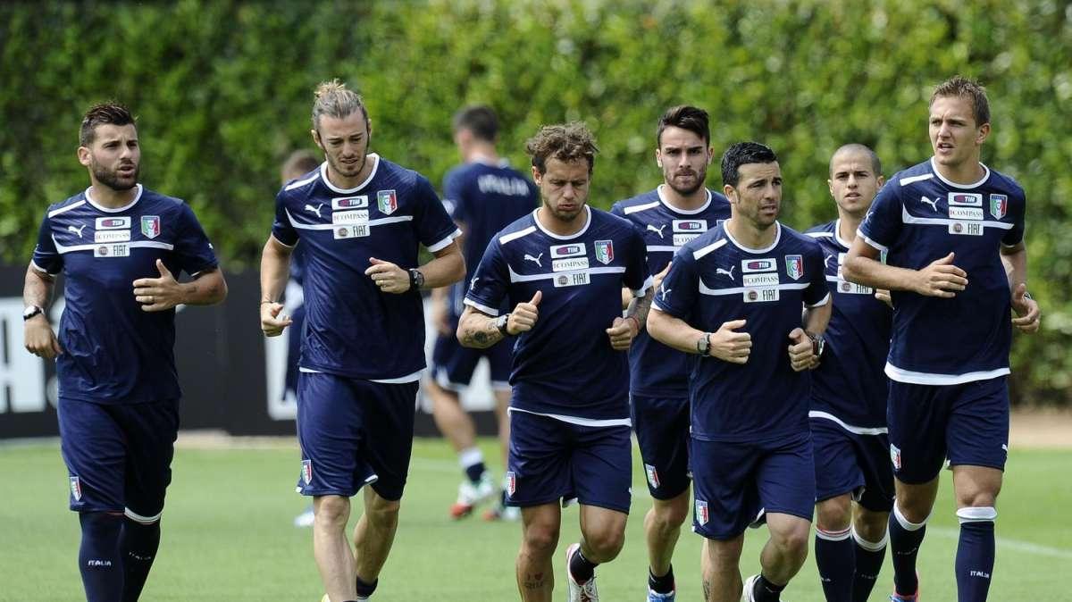 Italia, doppia seduta di allenamento