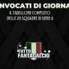 Fantacalcio, la tabella dei convocati della 38ª giornata