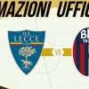 Fantacalcio, Lecce-Bologna: le ufficiali
