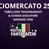 Calciomercato di gennaio Serie A: tabellone acquisti cessioni 25/26 schede nuovi acquisti al fantacalcio