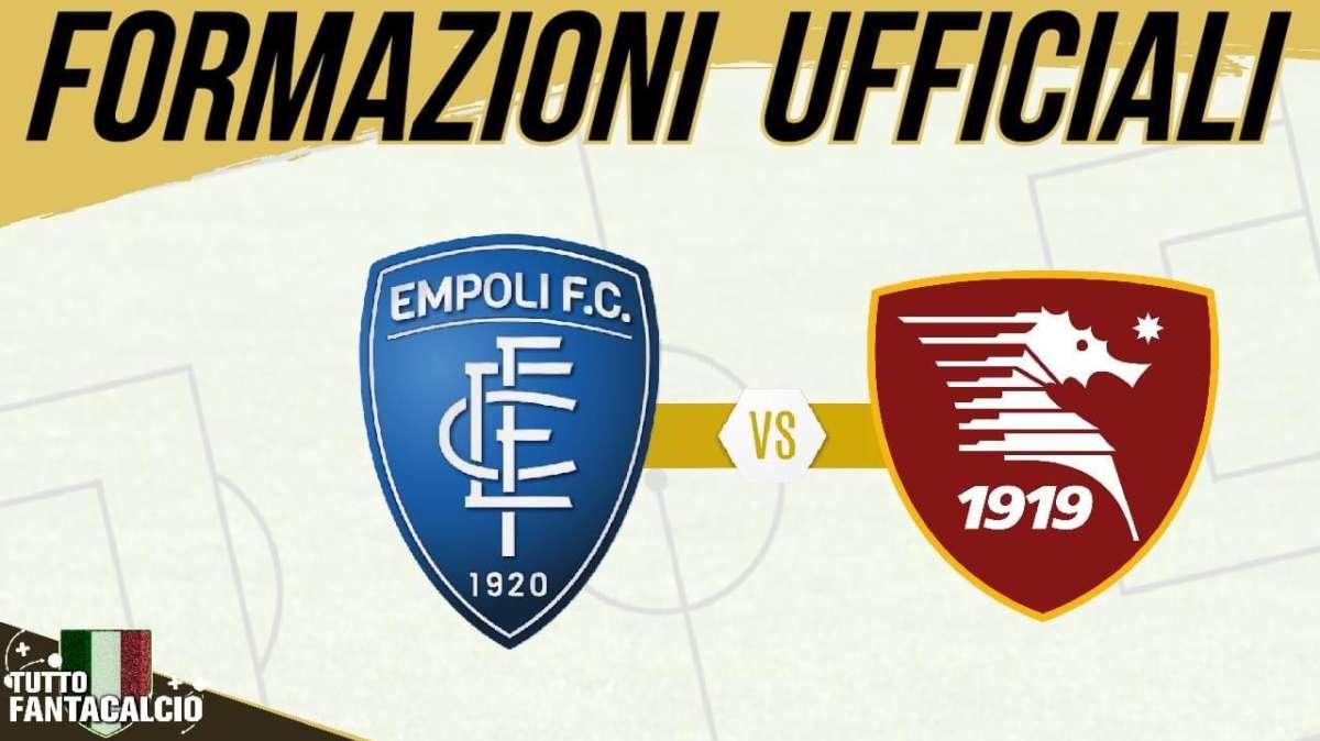 Fantacalcio, ufficiali Empoli-Salernitana