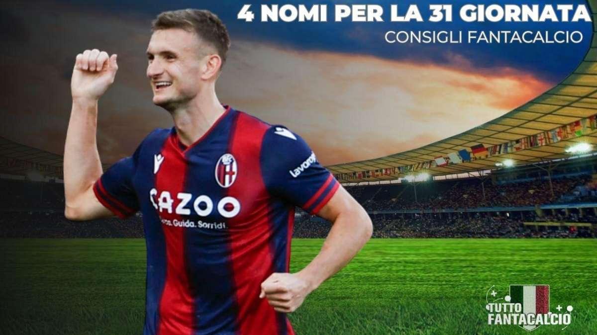 Fantacalcio, 4 nomi da schierare per la 31^ giornata 