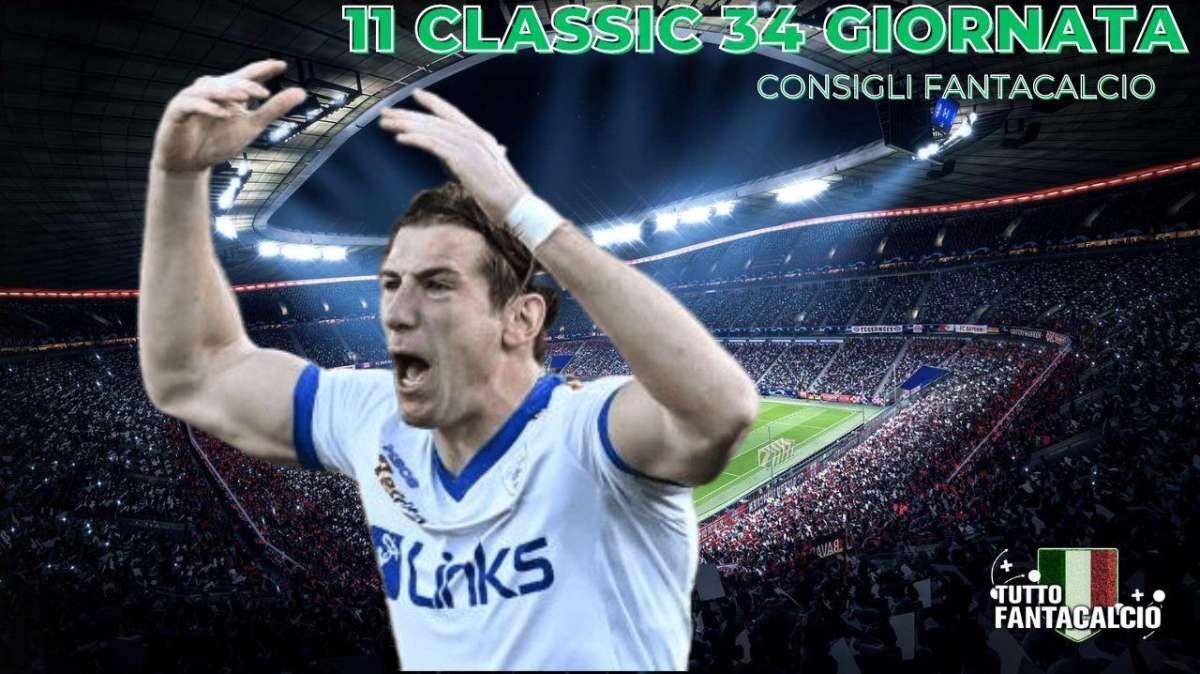 Fantacalcio,  34^giornata:  11 consigliati in modalità classic