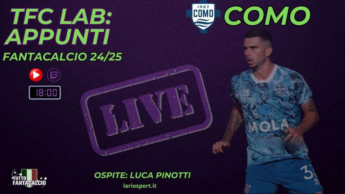 TWITCH - Tuttofantacalcio Lab: Il Como di Cesc Fabregas