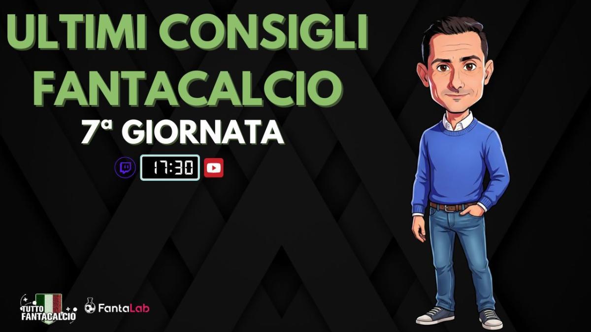 TWITCH - TFC LAB LIVE: Fantaconsigli 7ª giornata