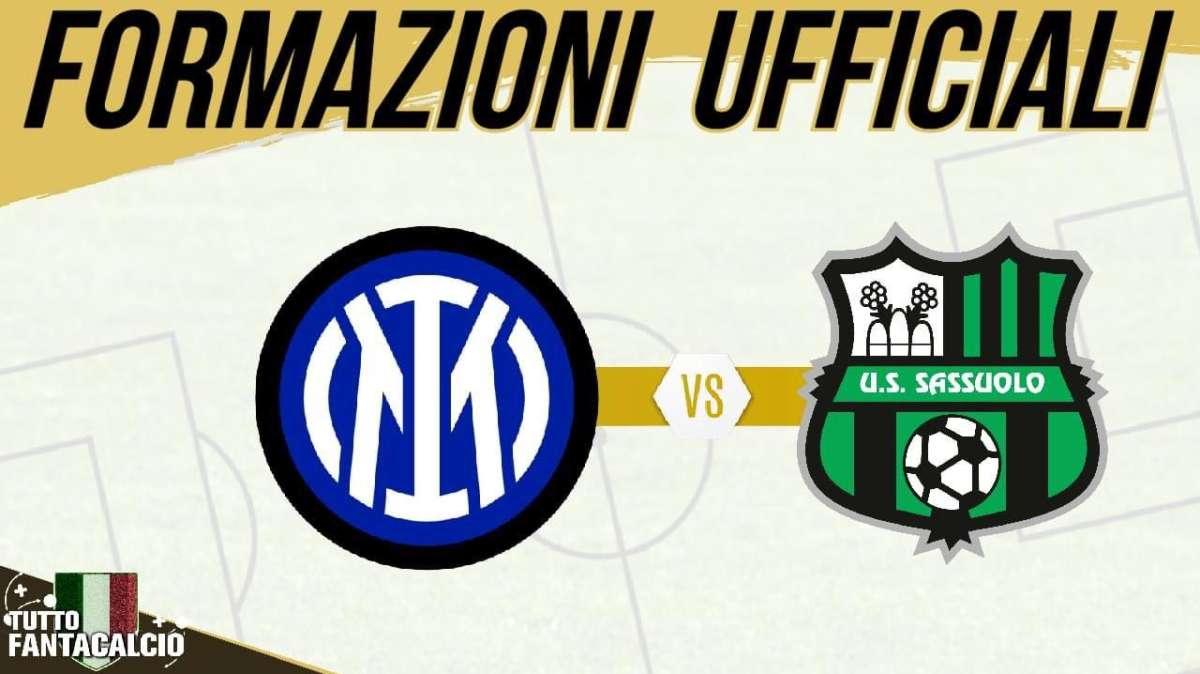 Fantacalcio, le formazioni ufficiali di Inter-Sassuolo
