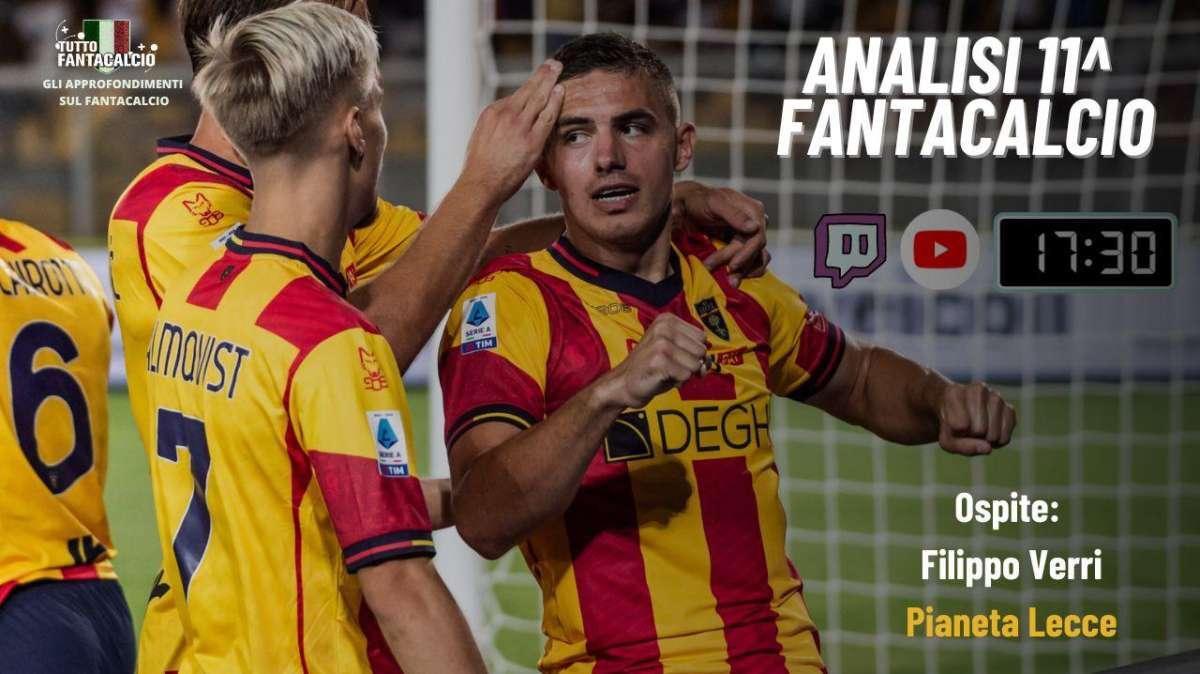 TWITCH - Tuttofantacalcio Lab: focus Lecce & analisi 11^ giornata